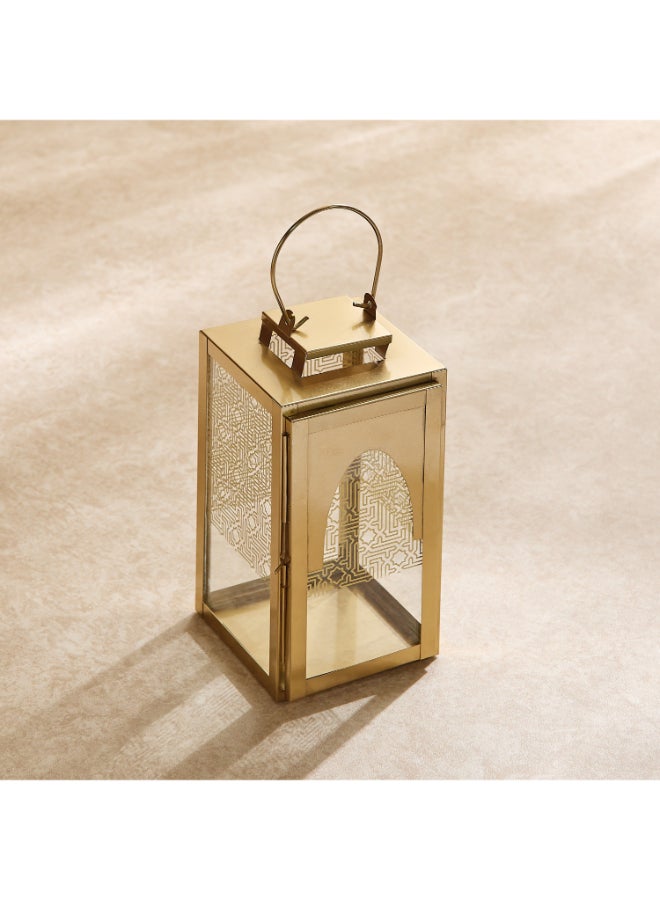 Home Box Skyline Mirage Metal Lantern - 13x13x25 cm - Image 2